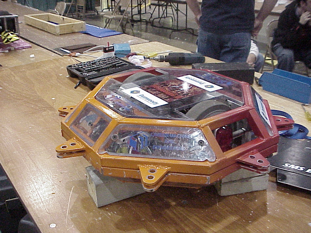 Competitor "Heshwound II" at BattleBots IQ 2004