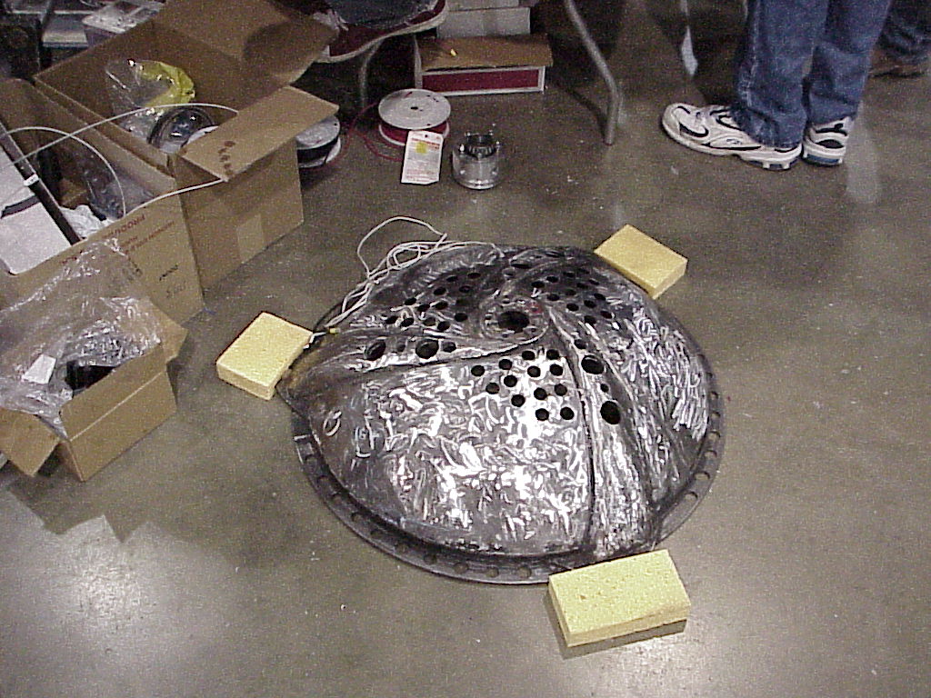 Competitor "Chrome Dome" at BattleBots IQ 2004