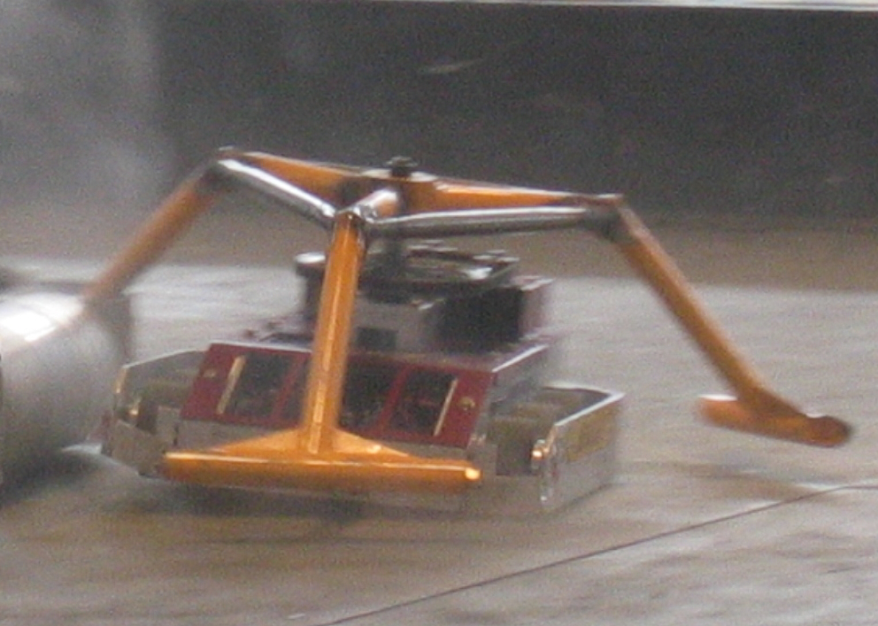 Competitor "Devilbot" at ROBOlympics 2004