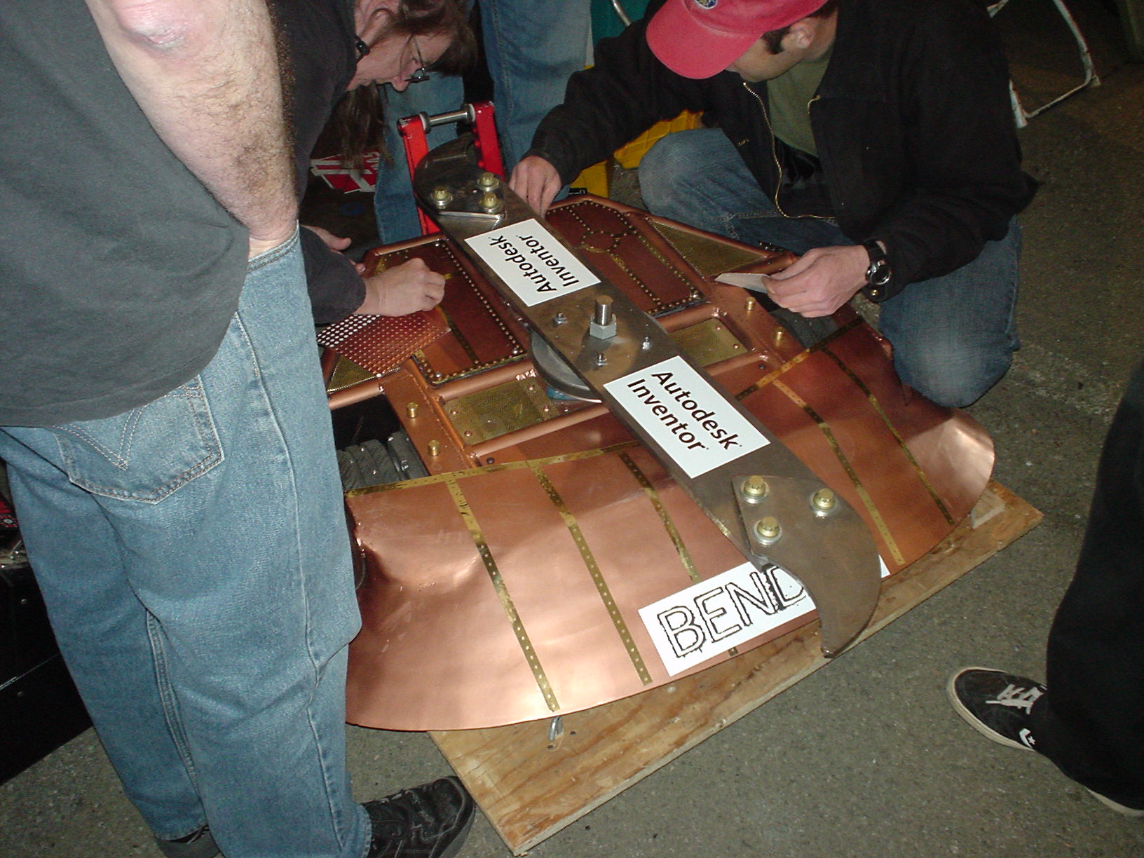 Competitor "Bender" at BattleBots 2009