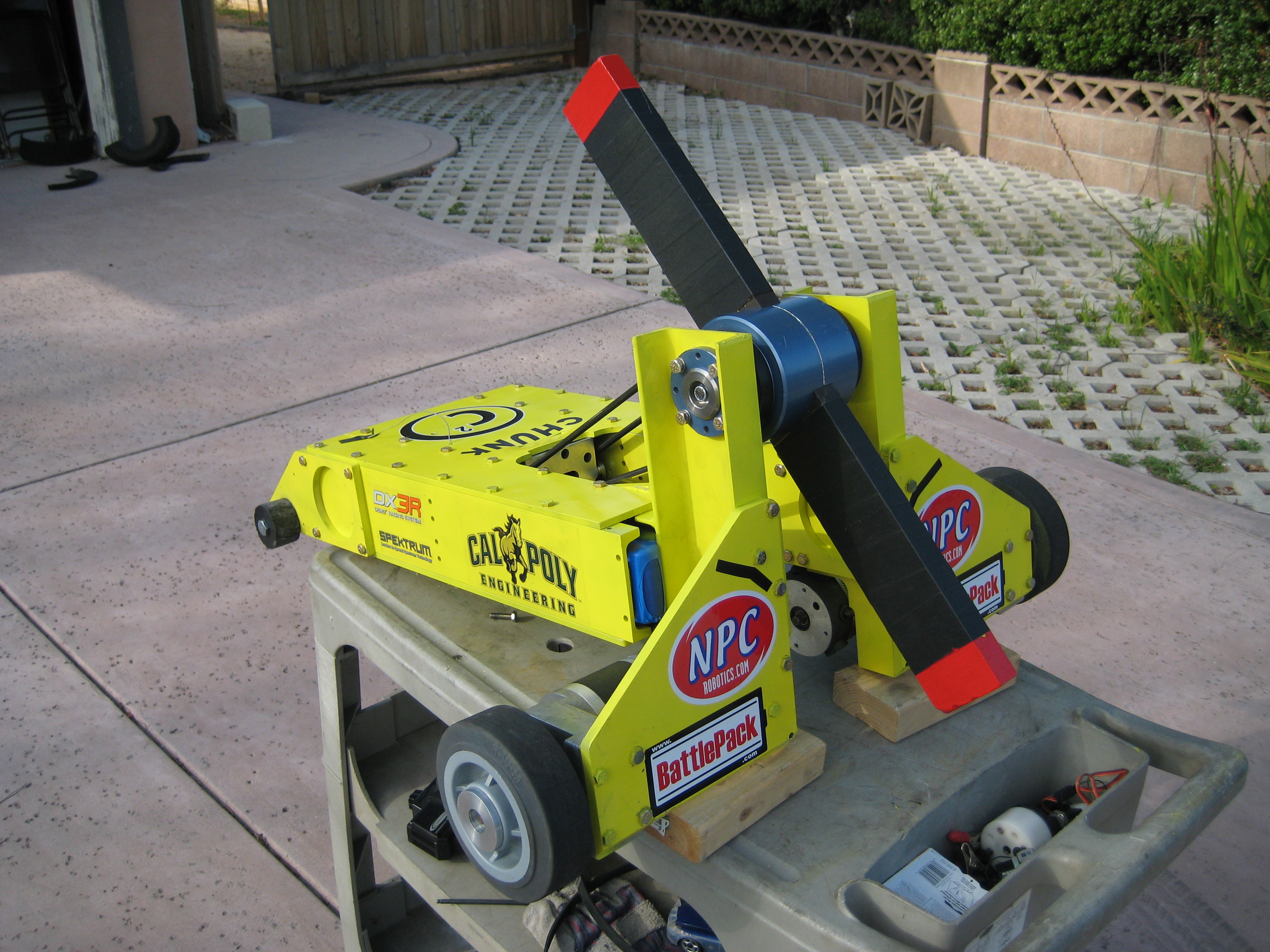 Competitor "Chunk" at BattleBots 2009