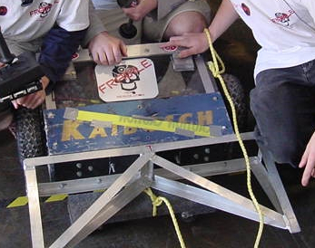 Competitor "Kaibosch" at BattleBots IQ 2003