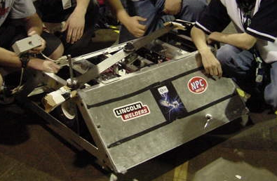 Competitor "Mr. Plow" at BattleBots IQ 2003