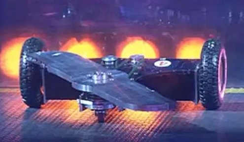 Competitor "T-Wing" at EBS Robot Power (2007)