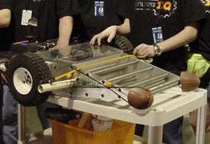 Competitor "SpazTek" at BattleBots IQ 2003