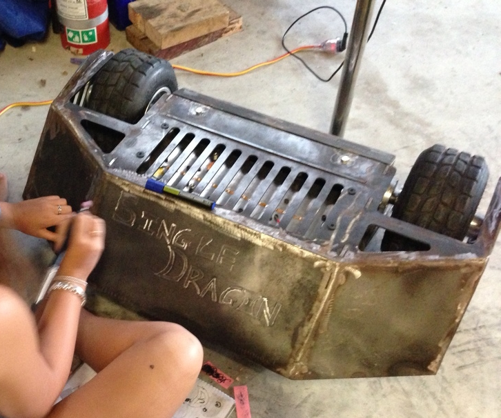 Competitor "Single Dragon" at RoboGames 2013