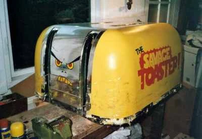 Competitor "Savage Toaster" at Oundle Mill 2002